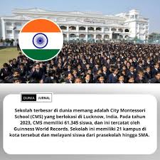 City Montessori School, Sekolah Terbesar di Dunia